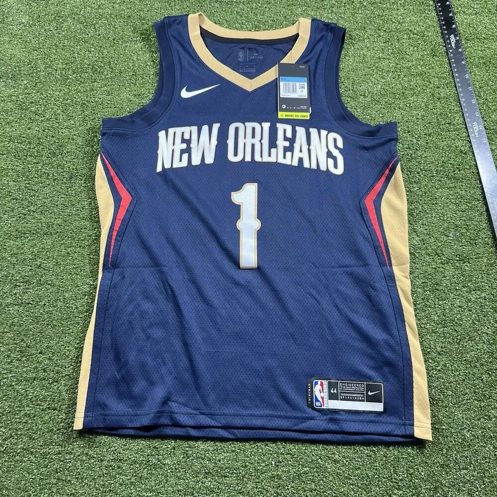 Men’s M Nike Dri Fit New Orleans Pelican Zion Williamson Swingman Jersey